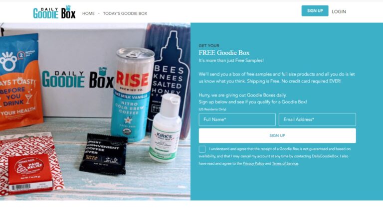 Daily Goodie Box – Get Free Products Now