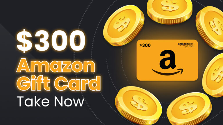 Receive $300 Amazon Gift Card With PrizeGrab